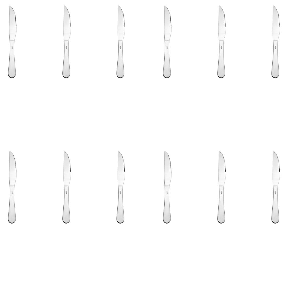 Steakmesser-Set „Basis “, 12-teilig, aus hochwertigem Edelstahl