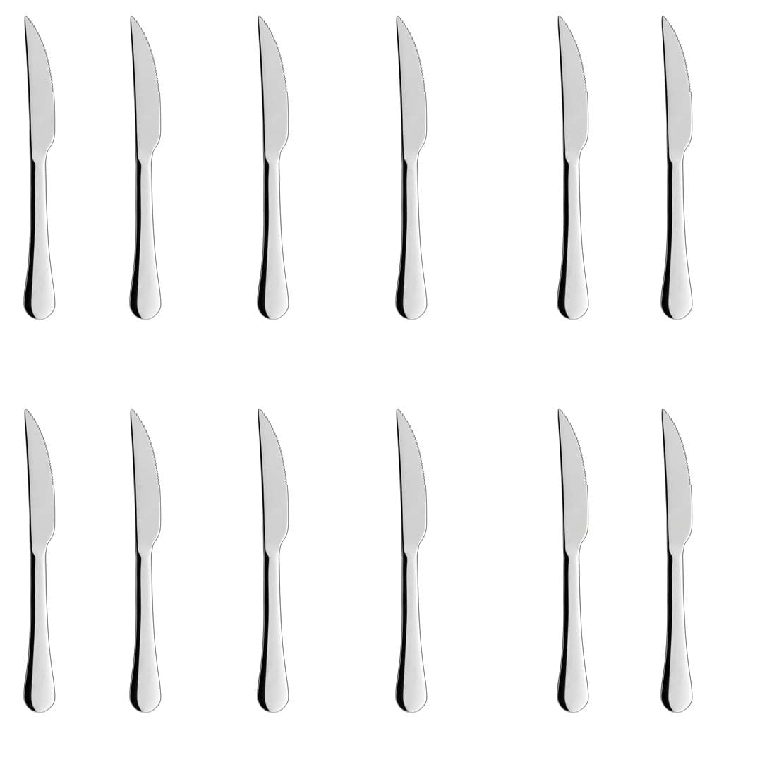 Steakmesser-Set Salvador, 12-teilig, Edelstahl, 22,5 cm