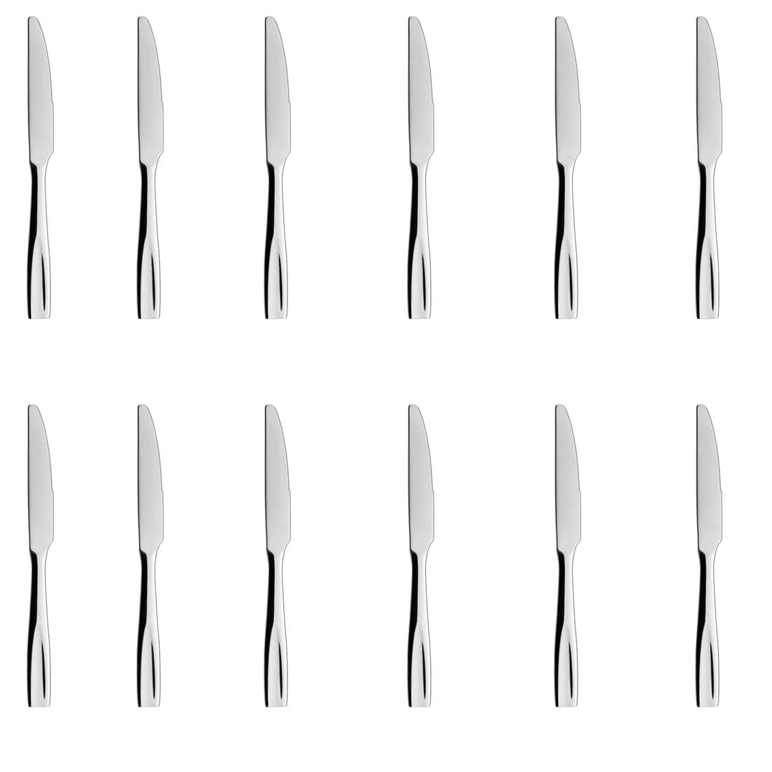 12-teiliges Set Tafelmesser 24 cm