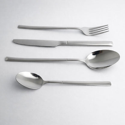 4-teiliges Essenzielles Besteckset aus poliertem Edelstahl